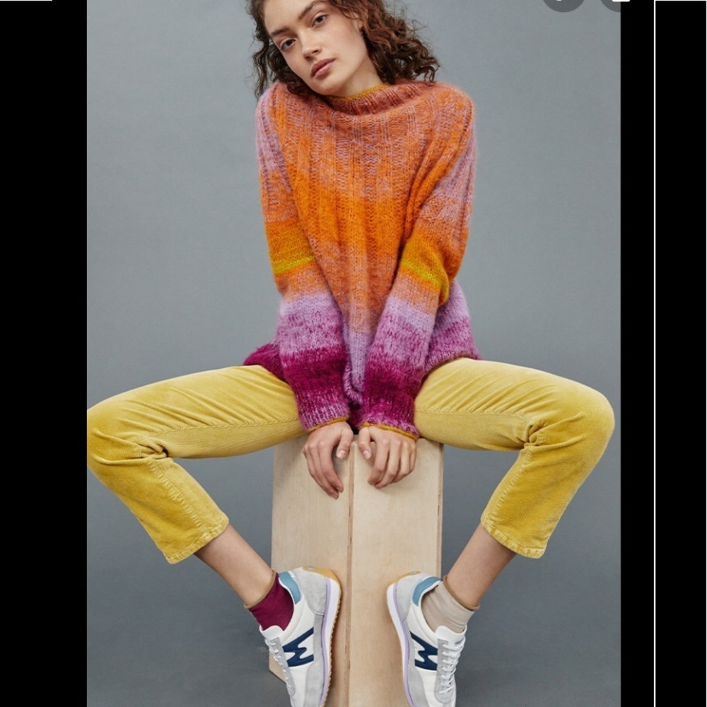 NWT Anthropologie Perri Ombré tunic sweater XS
